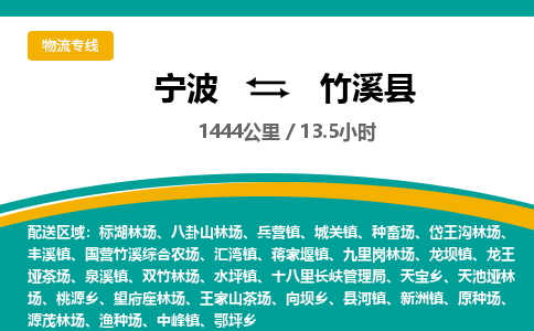 宁波到竹溪县货运专线|宁波到竹溪县物流公司哪家信誉好