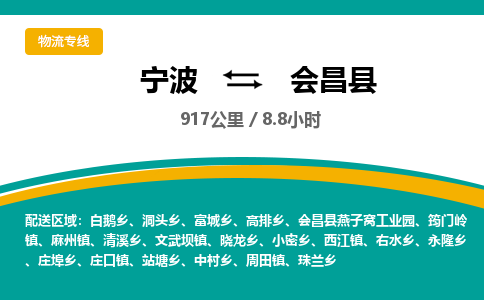 宁波到会昌县货运专线|宁波到会昌县物流公司哪家信誉好